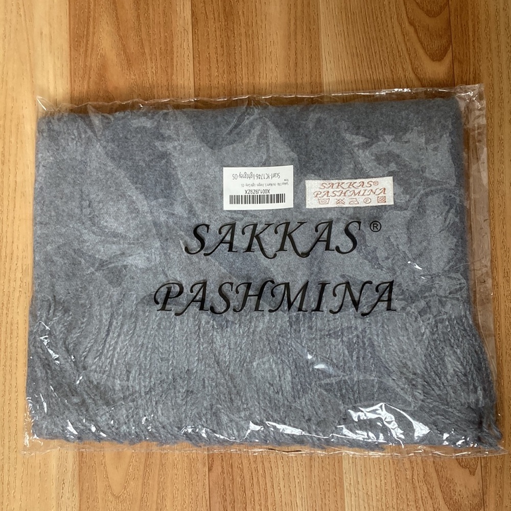 NWT Light grey Pashmina Scarf